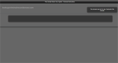 Desktop Screenshot of lookupcriminalrecordsnow.com